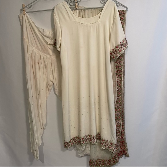 Salwar Kameez Indian 3 Piece Set - Punjabi/Pakistani Salwar Kameez Suit - Picture 10 of 12